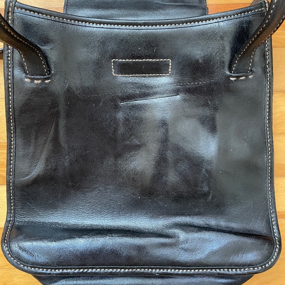Fab COLE HAAN Black Leather Shoulder Bag - Picture 9 of 9